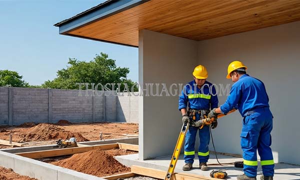 Thợ xây nhà phường Tân Phong cũ uy tín 15 phút đến nơi