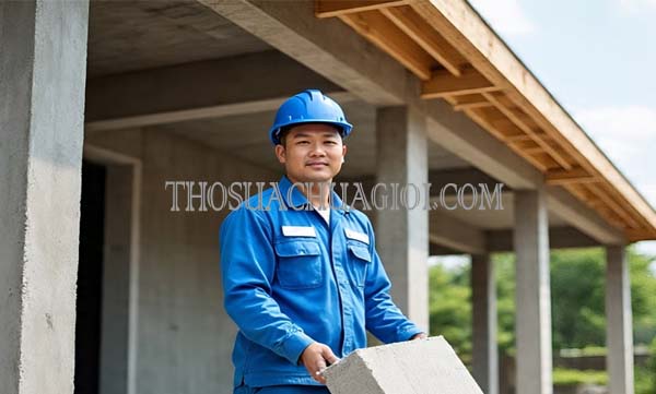 Thợ xây nhà phường Trường Thạnh cũ uy tín 15 phút đến nơi