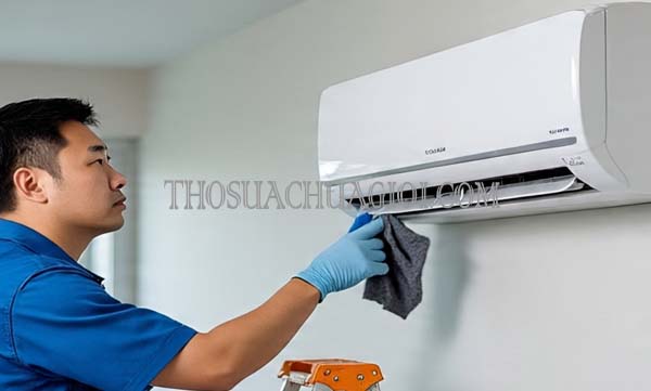 Thợ vệ sinh máy lạnh tại Đồng Xoài uy tín 15 phút đến nơi