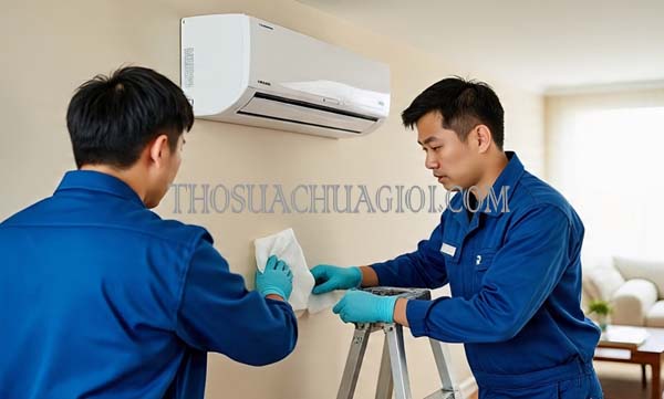 vệ sinh máy lạnh phường an lợi đông