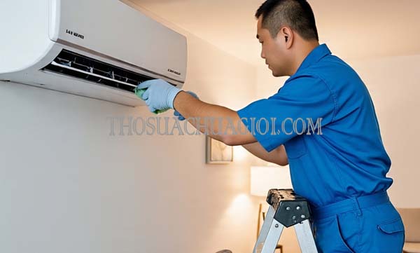 vệ sinh máy lạnh phường bình khánh uy tín