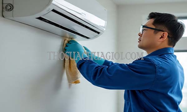 vệ sinh máy lạnh phường phú mỹ giá rẻ