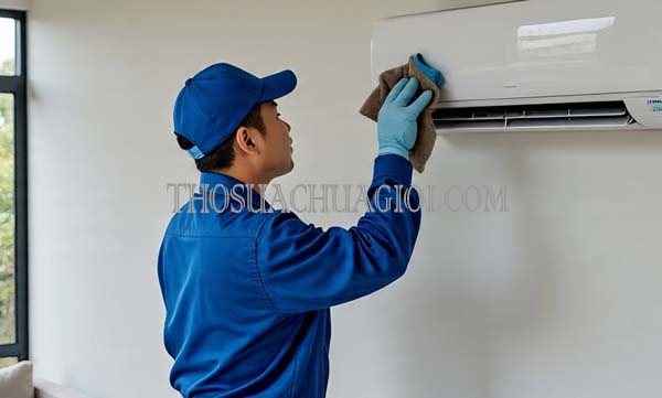Thợ vệ sinh máy lạnh phường Phú Mỹ cũ gọi 30 phút có mặt