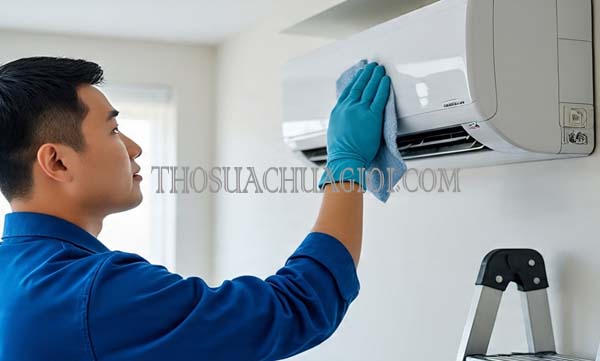 vệ sinh máy lạnh phường tam phú