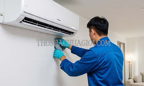 vệ sinh máy lạnh phường tân phong