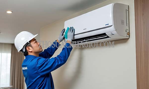 Thợ vệ sinh máy lạnh phường Tân Thành cũ giá rẻ 20 phút có mặt