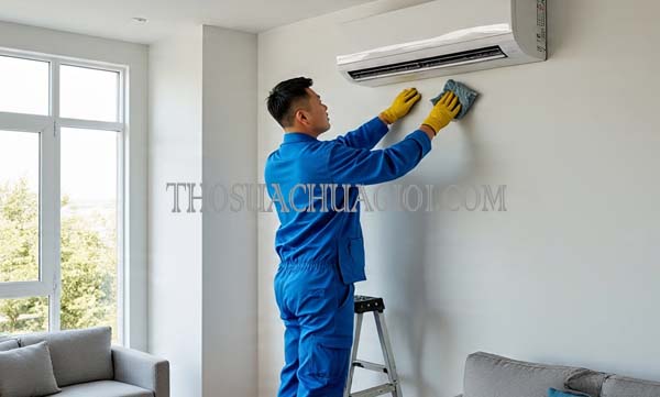 Thợ vệ sinh máy lạnh phường Tân Thới Hòa cũ chất lượng 25 phút có