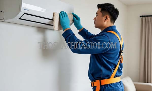 vệ sinh máy lạnh phường  an lợi đông giá rẻ
