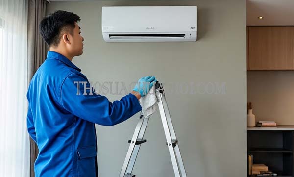 vệ sinh máy lạnh xã phạm văn cội giá rẻ