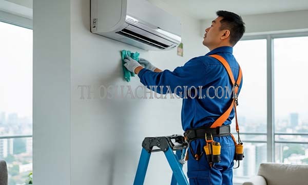 Thợ vệ sinh máy lạnh xã Phú Xuân cũ liên hệ 10 phút có