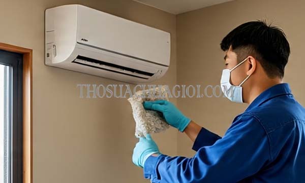 Thợ vệ sinh máy lạnh xã Phước Hiệp cũ liên hệ 10 phút có