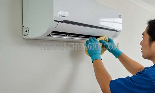vệ sinh máy lạnh xã phước lộc