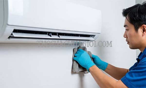 vệ sinh máy lạnh xã qui đức uy tín