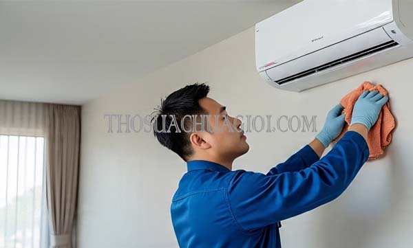 vệ sinh máy lạnh xã tân hiệp
