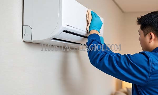 vệ sinh máy lạnh xã tân kiên giá rẻ