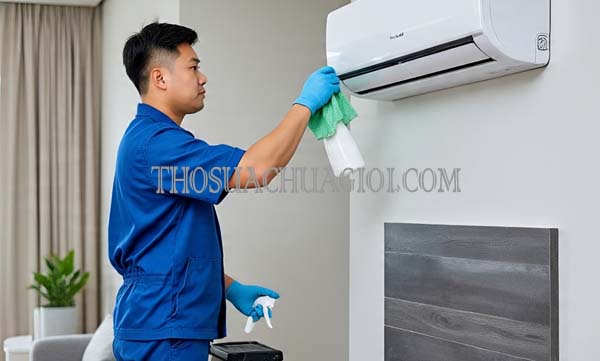 Thợ vệ sinh máy lạnh xã Tân Phú Trung cũ chất lượng 25 phút có