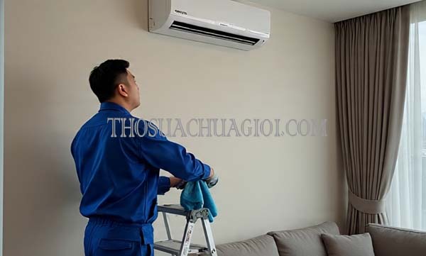 vệ sinh máy lạnh xã tân quý tây