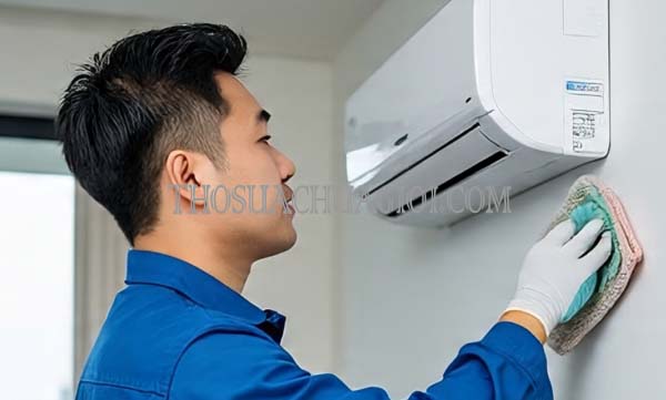 vệ sinh máy lạnh xã tân thạnh đông