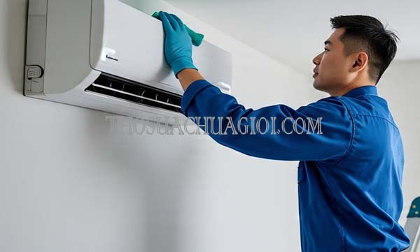 Thợ vệ sinh máy lạnh xã Tân Thạnh Tây cũ chất lượng 25 phút có