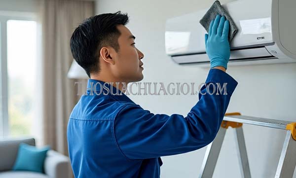 vệ sinh máy lạnh xã tân thới nhì giá rẻ