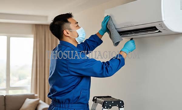 vệ sinh máy lạnh xã tân thới nhì