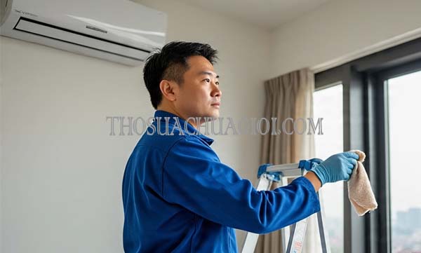 vệ sinh máy lạnh xã tân thông hội giá rẻ