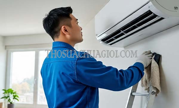Thợ vệ sinh máy lạnh xã Tân Thông Hội cũ giá rẻ 20 phút có mặt