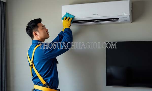 vệ sinh máy lạnh xã tân xuân uy tín