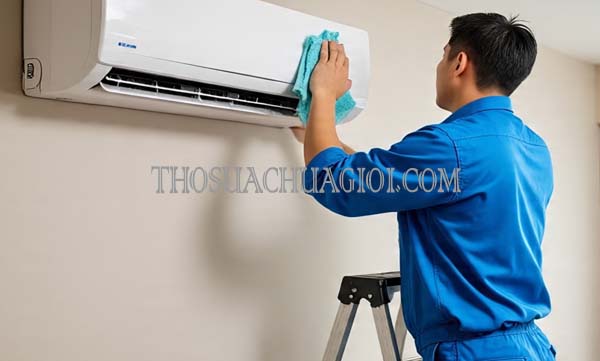 vệ sinh máy lạnh xã thới tam thôn uy tín