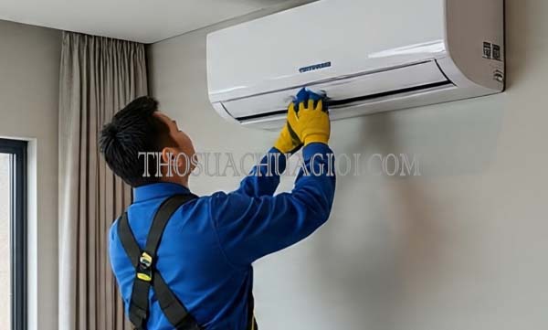 Thợ vệ sinh máy lạnh xã Trung An cũ giá rẻ 20 phút có mặt
