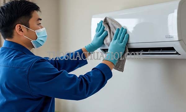 Thợ vệ sinh máy lạnh xã Đa Phước cũ chất lượng 25 phút có
