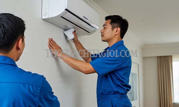 Thợ vệ sinh máy lạnh xã Xuân Thới Đông cũ uy tín 15 phút đến nơi