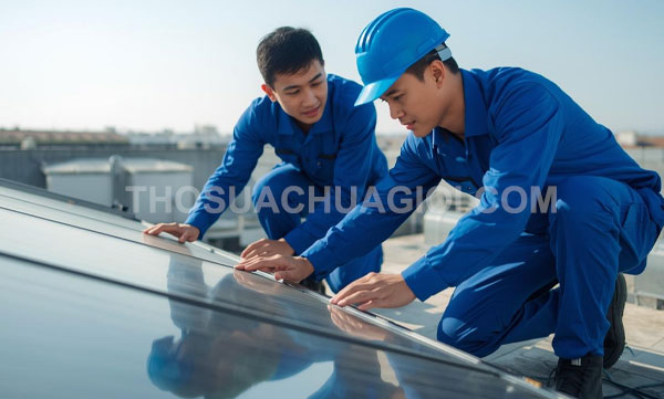 Thợ sửa máy nước nóng năng lượng mặt trời tại Thủ Đức