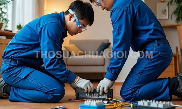 Thợ sửa điện phường An Phú Đông mới gọi 10 phút có mặt