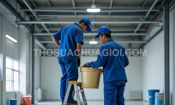 dịch vụ Thi công sơn Epoxy phường Hòa Hưng