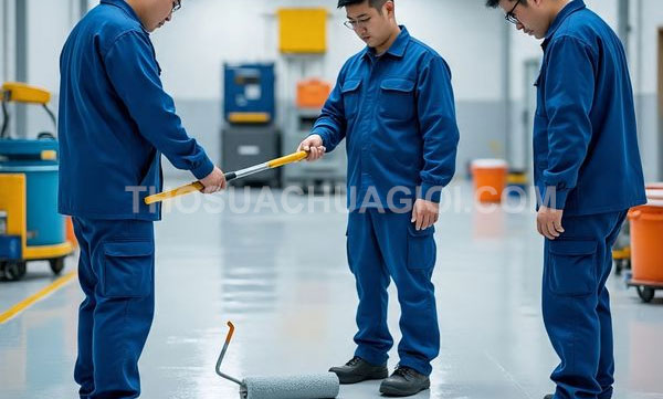 dịch vụ thi công sơn Epoxy phường Phú Lâm