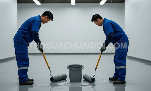 Thi công sơn Epoxy phường Phú Thạnh mới giá rẻ 25 phút có mặt