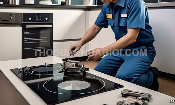 Thợ sửa bếp từ phường An Hội Đông mới giá rẻ 25 phút có mặt