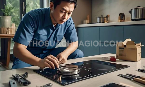 Thợ sửa bếp từ phường Bình Phú mới giá rẻ 15 phút đến nơi