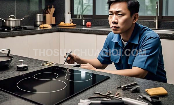 Thợ sửa bếp từ phường Bình Thới mới giá rẻ 15 phút đến nơi