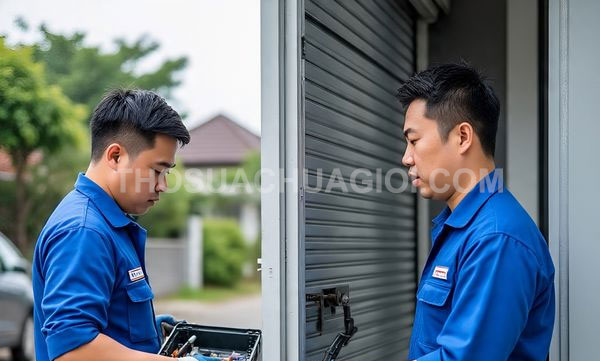 Thợ sửa cửa cuốn phường Gia Định mới giá rẻ 25 phút có mặt