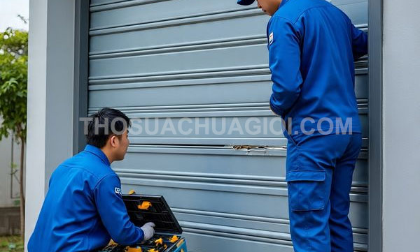 Thợ sửa cửa cuốn phường Hòa Hưng mới giá rẻ 25 phút có mặt