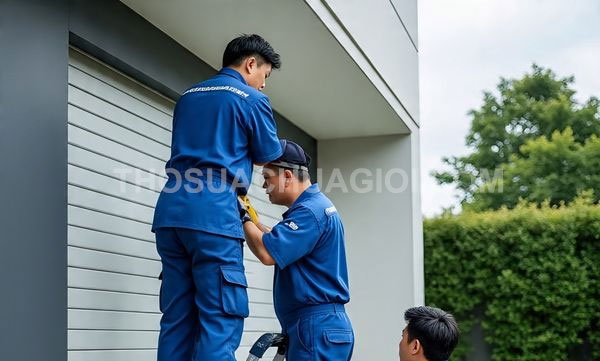 Thợ sửa cửa cuốn phường Tân Hòa mới giá rẻ 25 phút có mặt