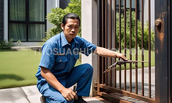 Thợ sửa cửa sắt phường An Hội Đông mới liên hệ 20 phút có