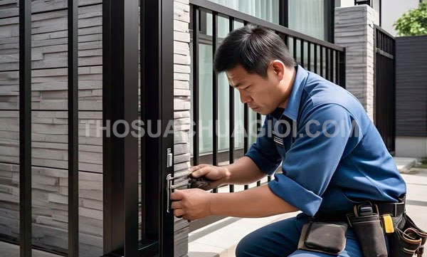 Thợ sửa cửa sắt phường An Hội Tây mới giá rẻ 15 phút đến nơi