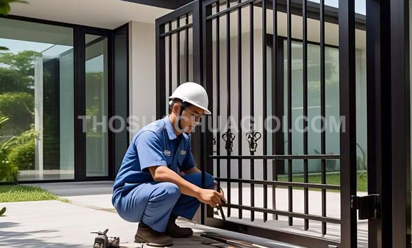 Thợ sửa cửa sắt phường Bình Đông mới gọi 10 phút có mặt