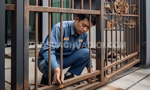 Thợ sửa cửa sắt tại Bình Tân giá rẻ 25 phút có mặt tận nhà