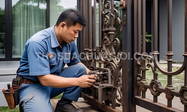 Thợ sửa cửa sắt phường Bình Thới mới liên hệ 20 phút có