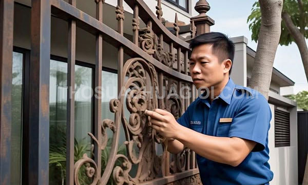 Thợ sửa cửa sắt phường Cầu Kiệu mới chất lượng 30 phút có