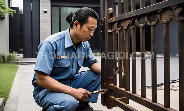 Thợ sửa cửa sắt phường Chợ Lớn mới giá rẻ 25 phút có mặt